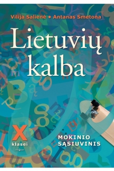 Lietuvių kalba pratybų sąsiuvinis 10klasė