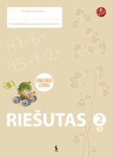 RIEŠUTAS. Matematikos pratybų sąsiuvinis 2klasė 1dalis atnaujintas leidinys