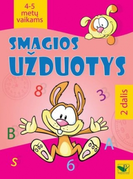 Smagios užduotis 4-5 metų vaikams 2 dalis