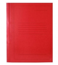 Segtuvas kartoninis A4, 300gsm, raudonos spalvos, su įsegėle