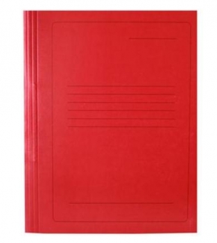 Segtuvas kartoninis A4, 300gsm, raudonos spalvos, su įsegėle