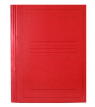 Segtuvas kartoninis A4, 300gsm, raudonos spalvos, su įsegėle