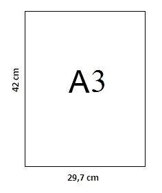 Kopijavimo popierius baltas A3, 80gr. 1lapas