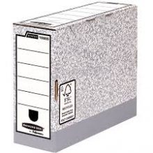 Archyvinė dėžė FELLOWES 10805, 100 x 260 x 315 mm, pilka balta