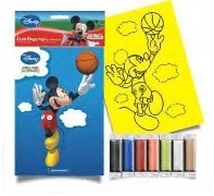 Piešimo smėliu rinkinys ''Disney Peliukas Mikis su kamuoliu'' 16,5x23,5cm