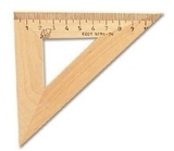 Trikampis medinis 45x160