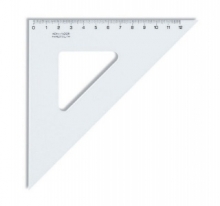 Trikampis plastmasinis 45 laipsnių 141 mm. KOH-I-NOOR