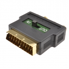 Adapteris scart na 3 rca