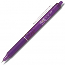 Automatinis trinamasis rašiklis PILOT FRIXTION CLICKER , 0.7mm, violetinės spalvos korpusas ir rašalas