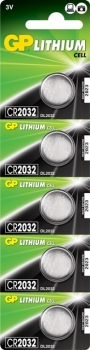 Baterija GP CR2032 C-5 3V