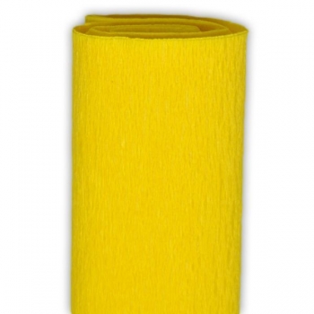 Popierius krepinis 50x200cm Aliga geltonas KR-30