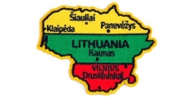 Antsiuvas - Lietuvos žemėlapis