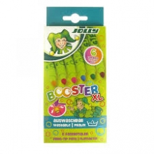 Flomasteriai Jolly Booster XL 6 spalvų