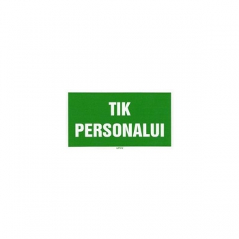 Lipdukas TIK PERSONALUI