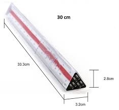 Architekto liniuotė aliuminė 30cm su masteliais