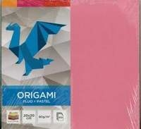 Origami popieriaus rinkinys 20x20 cm, 100 lapų, INTERDRUNK