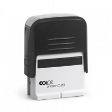 Korpusas COLOP Printer C20, juodas korpusas, juoda pagalvėle
