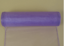 Organza 19cm x 8m, šv.violetinė