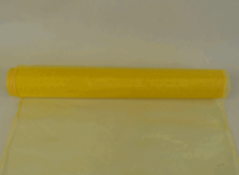 Organza 39cm x 8m ryškiai geltona