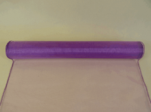 Organza 39cm x 8m violetinė