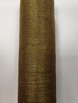 Floristinis tinklas smulkus 54cm x 9.1m (10Y) bronzinis