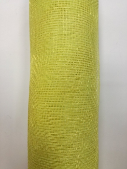 Floristinis tinklas smulkus 54cm x 9.1m (10Y) geltonas