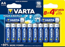 Baterija VARTA High Energy AA 12vnt