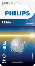 Baterija diskinė PHILIPS Lithium CR2016