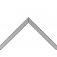 Rėmelis 21x29,7cm AURA 1303033 plastikinis, sidabrinės spalvos