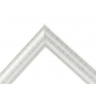 Rėmelis 21x29,7cm NIKO 1303537 plastikas, balta su sidabru