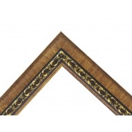 Rėmelis 15x21cm SEUL 1303332 plastikas, ruda su auksu