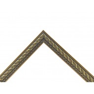Rėmelis 21x29,7cm ŠARLOTA 1305024 plastikas, auksinė