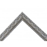 Rėmelis 21x29,7cm ŠARLOTA 1305027 plastikas, sidabrinė