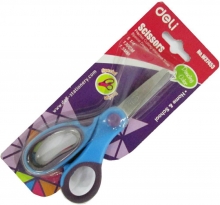 Žirklės 130mm vaikiškos bukais galais Deli