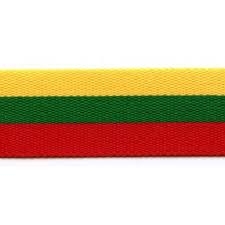 LT vėliavos spalvų juostelė 0,5m. plati