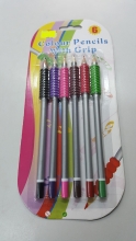 Spalvoti pieštukai 6 spalvų
