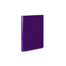 Dėklas kartoninis A4 su guma 40mm, violetinės spalvos