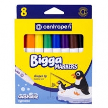 Flomasteriai Bigga Markers 8 sp. Washable CENTROPEN