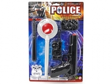 Policijos rinkinys su pistoletu