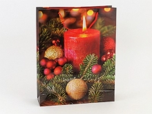 Naujametinis dovanų maišelis Žvakė 40x32x10cm