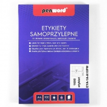 Lipnios etiketės PENWORD Nr. 16, 16 lipdukų, 100 lapų