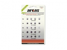 Baterija Arcas 4xAG1, 4xAG3, 4xAG4, 4xAG10, 4xAG13, Alkaline, 1 vnt