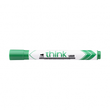 Nutrinamų žymeklių Think rinkinys 4 spalvos apvaliu galu Deli