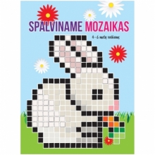 Spalviname mozaikas 4-6 metų vaikams