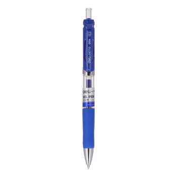 Automatinis mėlyno gelio tušinukas 0.5mm Deli