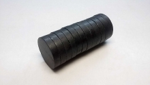 Magnetai 30x5mm, juodos spalvos, 12 vnt, GRAND