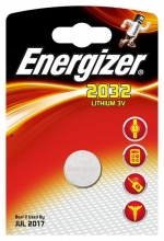 Baterija diskinė ENERGIZER CR2032 Lithium BL1