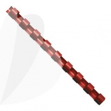 Įrišimo spiralė, plastikinė 10mm, raudona, 100 vnt.
