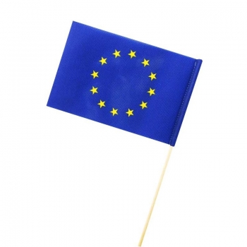 Europos Sąjungos stalinė vėliavėlė spausta 12x20 cm