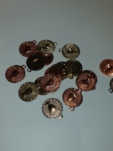 Medalis metalinis neutralus su taurės ženklu, aukso, sidabro sp. MED-0046